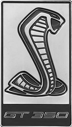 ZIC Motorsports Shelby Cobra GT350 Silver Badge Emblem Heavy Duty Metal Magnet