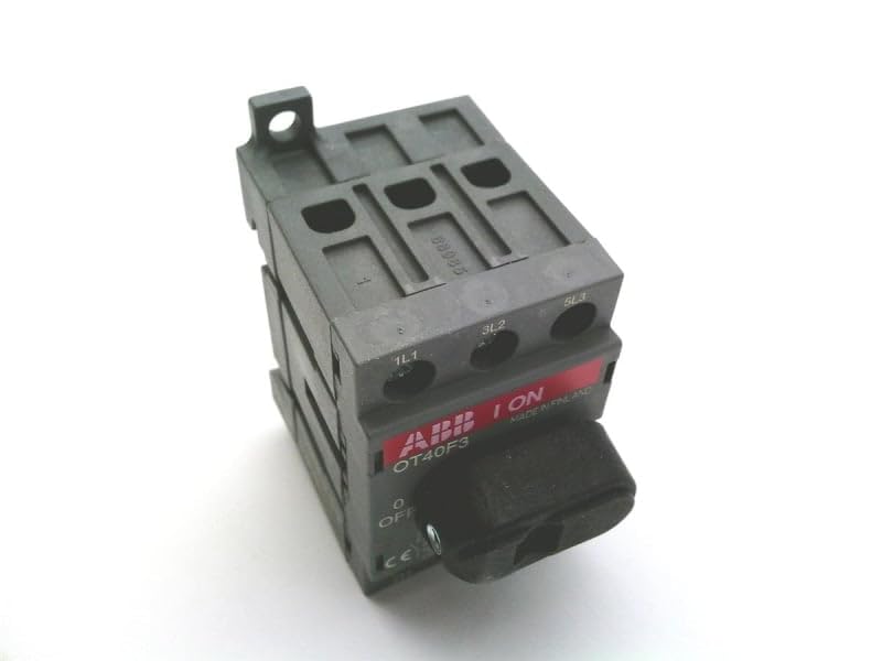 ASEA BROWN BOVERI OT40F3 3P, Disconnect Switch, 600VAC, Panel DIN Mount, 40AMP