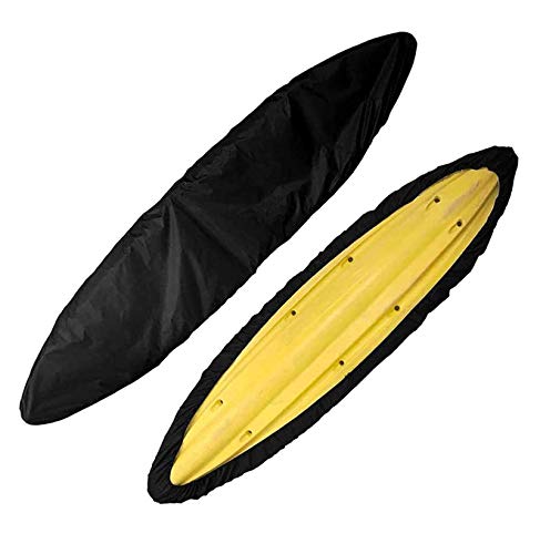 Housse de protection pour kayak universelle noire de 16.7 à 18 FT pour le stockage extérieur