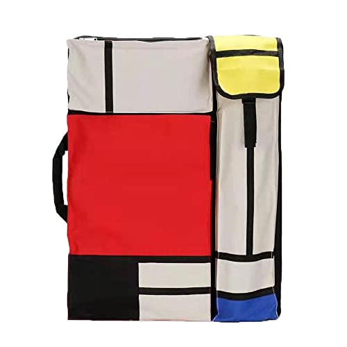 DZOZO A2 Art Portfolio Case Painting Drawing Board Storage Bag Portable Artwork Storage Drawing Board Carrying Bag Artist Portfolio Backpack Tote Bag Art Work Carrying Case