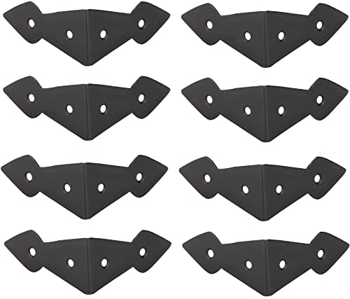 A29 90 Degree Trunk Corners, Brass, Oil Rubbed Bronze, Set of 8
