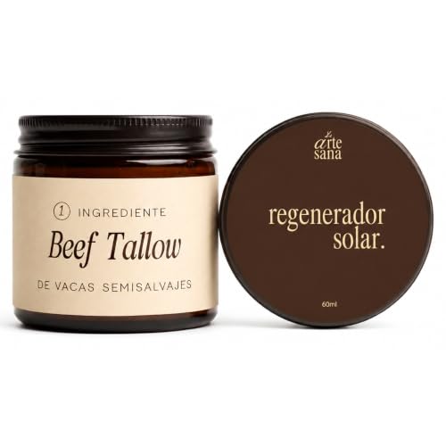 Piel seca solución con crema de día de beef tallow La Artesana
