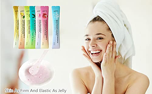 VOFEL Jelly Mask Facial Masks for Skin Care Peel Off Jelly Masks for Facials Diy Spa Skin Treatment 12 Pcs