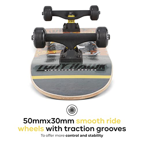 Image of Tony Hawk 31 inch Skateboard - Signature Series 1 Skateboard with Pro Trucks, Full Grip Tape, 9-Ply Maple Deck, Ideal for All Experience Levels