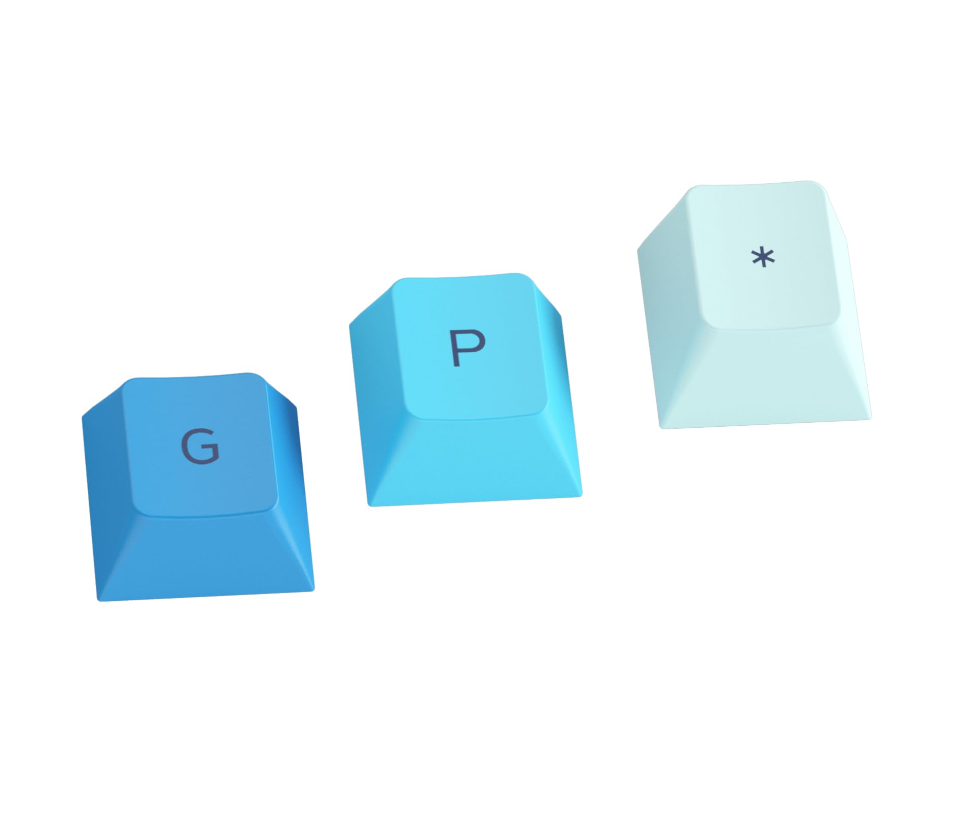 Glorious Gaming 115 GPBT Keycaps - Profilo Cherry, plastica PBT resistente, aspetto accattivante, suono superiore, caratteri originali, layout spagnolo - Oceano