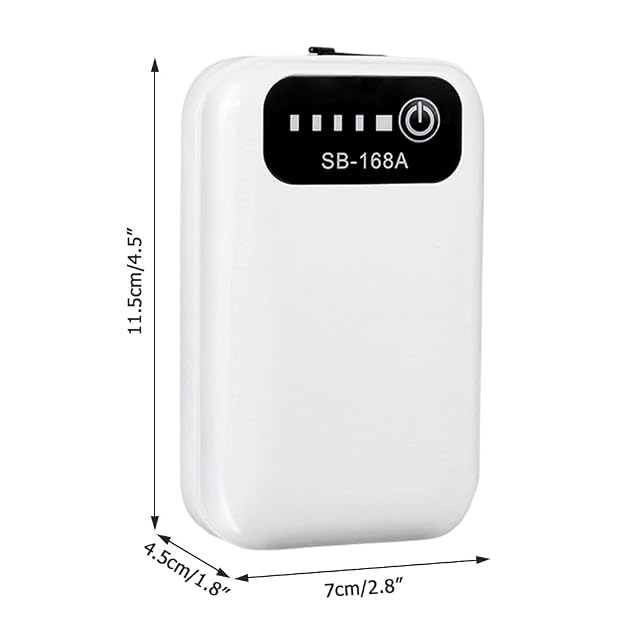 Foto 4 de 8 de Bomba de aire portátil con batería para acuario, bomba de oxígeno con batería portátil, recargable por USB