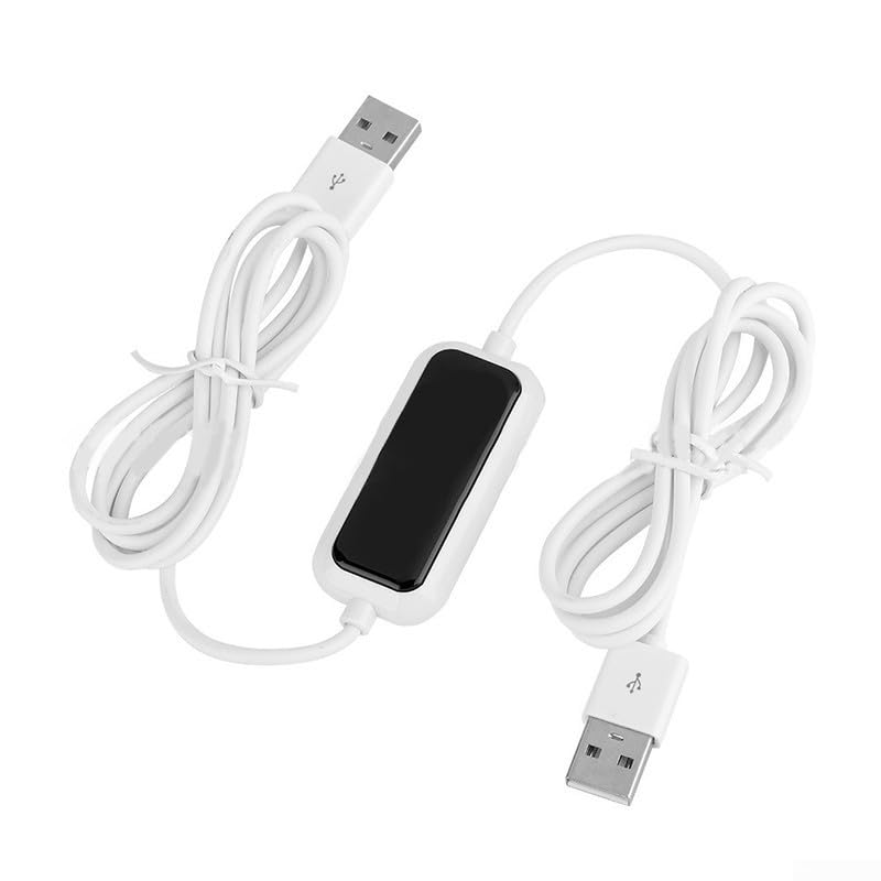 Cable USB de transferencia de datos de PC a PC, enlace directo de alta velocidad para compartir archivos para Windows y Mac, cable de enlace de datos USB portátil
