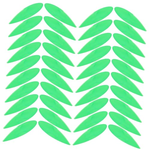 Amosfun 1 Jeu Éplucheur De Kiwis Éplucheur De Fruits De Cuisine Outil De Fruits De Cuisine Coupe-éplucheur De Fruits Coupe-Fruits en Plastique Outil Coupe-Kiwi PP Green 50 Pièces