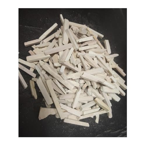 Image of Sanctified White Natural No Chemical Soft Chalky and Earthy Slate Pencil Crumbs (Tukda) Natural Lime Stone Chalk | Broken Slate Pieces for Traditional and Creative Uses | Pack of 2000 Grams