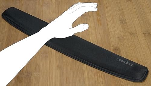 Speedlink SATEEN - ergonomiczna podpórka pod nadgarstek z satyny, czarna