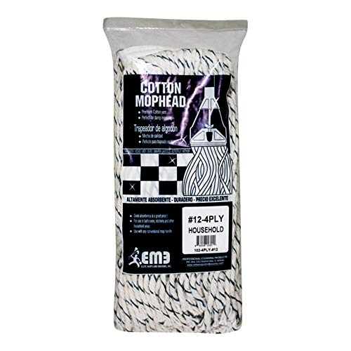 Lanier Mop Head Cut End Cotton 4 Ply # 12 Blue Bagged