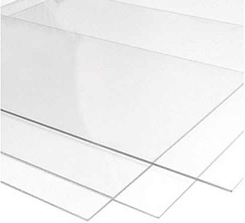 500mm x 1000mm Clear Acrylic Perspex Plastic Sheet - 2mm, 3mm, 4mm, 5mm, 6mm Thicknesses (4mm Thick)