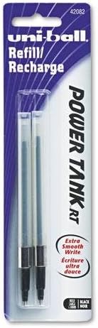 SANFORD INK COMPANY Refill for uni-ball Power Tank RT Ballpoint, Bold, Black Ink, 2/Pack (42082PP)