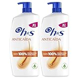 Champú H&S Men Ultra Anti Caída Anti-Caspa 2X800ml, Con Cafeína, Actúa Contra Grasa Y Picor, Hasta 100% Protección, Clínicamente Probado