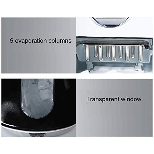 MHGD Eismaschine, tragbare elektrische Eismaschine auf der Theke, leise, einfache Bedienung, 16 kg EIS in 24 Stunden, 2… – Bild 5