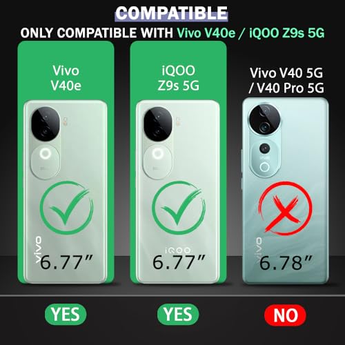 Image of TheGiftKart Crystal Clear Back Cover Case for Vivo V40e / iQOO Z9s 5G | Shock Proof 360 Protection | Hard Clear Back Cover Case for Vivo V40e / iQOO Z9s 5G (PC & TPU, Transparent Bumper)