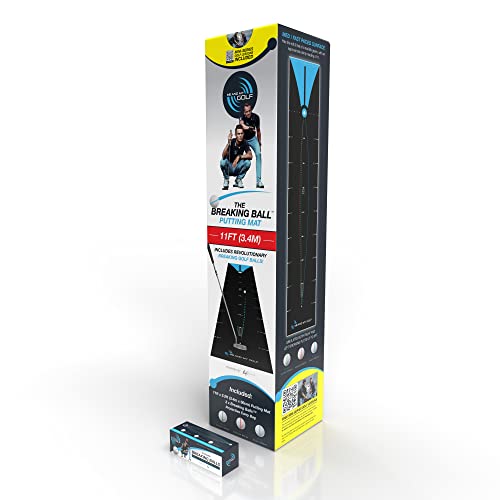 ME AND MY GOLF Breaking Ball Putting Mat - Simulate Breaking Putts at Home (11ft) - Includes Instructional Training Videos by ME AND MY GOLF - Image 7