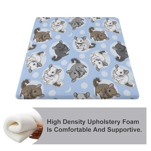 Mousse à mémoire de forme pour soulager le dos : coussin de siège bleu - 4