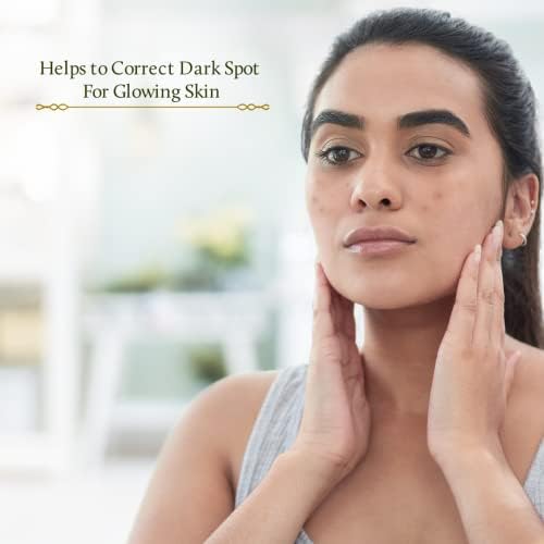 Blue Nectar Natural Vitamin C Face Cream for Glowing Skin, Dark Spot Removal with Green Apple & Almond Oil (13 Herbs, 50g)