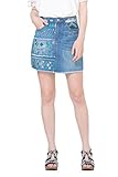 Casual. Desigual Segovia - Falda para mujer vaquero 34W