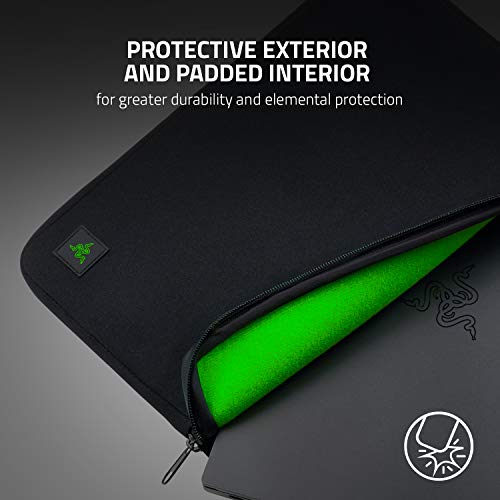 Housse en néoprène Razer 13" résistant à l'eau avec doublure rembourrée noire - 2