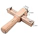 Jovitec Leather Strap Cutter, Strip and Strap Leather Wood DIY Craft Hand Cutting Tool Adjustable with 5 Blades