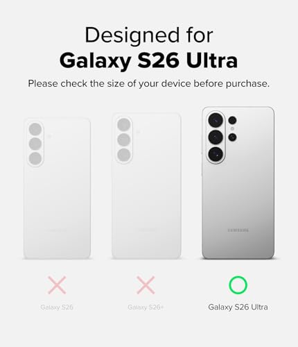 Image of Ringke Fusion for Samsung Galaxy S26 Ultra Case Back Cover [Compatible with MagSafe] [Anti-Fingerprint Velvet Coating] Slim Translucent Shockproof Bumper Protective - Magnetic Matte Clear