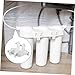 Gadpiparty Plastic Water Filters Clamp Drain Saddle for Reverse Osmosis 1/4 Inch Connector