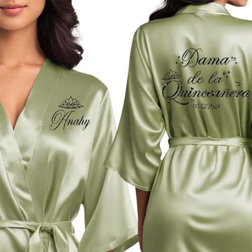Mis Quince Anos Robes, Pretty Quinceanera Robes, Mama de la Quince, Quinceanera Gifts