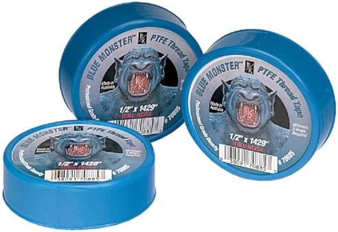 Mill-Rose 70885 Blue Monster PTFE Pipe Thread Sealant Tape, 1/2-Inch x 1429-Inches, Blue
