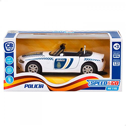 Hogar y Mas Coche Juguete METÁLICO POLICIA - C