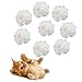 Framendino, 20 Pack Dye Free Cat Crinkle Balls, 2 Inches Cat Mylar Shiny Balls Chew and Chase Lightweight for Indoor Cats to Keep Fit and Active
