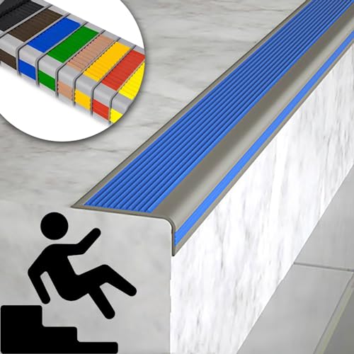 Ignifuge Bandes Décoratives De Bordure De Marche, intérieur Antidérapant Protection De Bord De Marche D'escalier, Auto Adhésif Nez De Marche Profilé D'escalier, L Profilé Protection d'angle Rebords. (