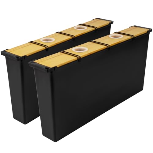 Neorexon Bee Hive Feeder Frame 6L-2 Pack, 19" x 2" x 9 Frame Feeders for Bee Hive, Deep Frame Water Feeder for Beekeeping, Easy to Use Bee Feeding Tools in Hive Bee Feeder