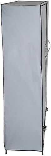 Miniatura 3 de Honey-Can-Do Armario de almacenamiento de ropa de 43 pulgadas con Drawrs WRD-09199 Gris