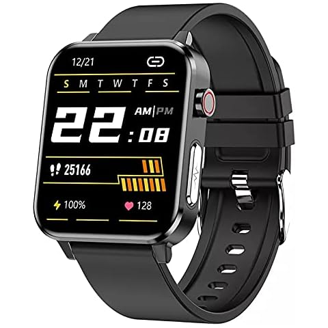 ZGZYL E86 Men's Smart Watch Women's Body Temperature Blood Oxygen Respiration Rate Blood Pressure Heart Rate Smart Watch Waterproof Fitness Watch,A Cover