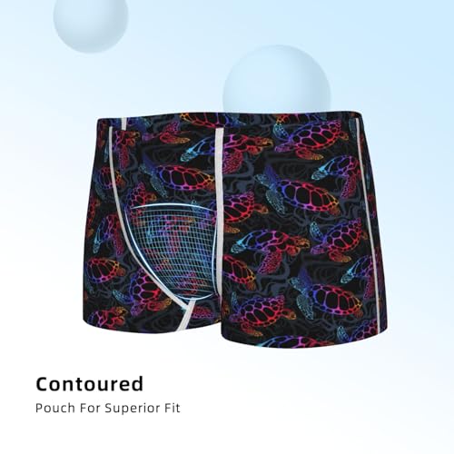 Boys' Cotton Boxer Brief Soft Underwear-Sea Turtle4