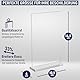 A6 Acryl-Schilderhalter, schlank und vielseitig, polierte Kanten, doppelseitiges Display, einfacher Fotowechsel, Plexiglas-Prospektständer Ideal für Fotos, Schilder, Speisekarten und Tisch-Displays