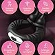 ROSENQUARZ® Elektrischer Premium Penisring Vibrator mit 10 verschiedenen Vibrationsmodi, Elektrischer Cockring, Penisringe, Cockringe, Vibrator, Klitoris, Vibrating Cockring, Cockring set, Vibratoren