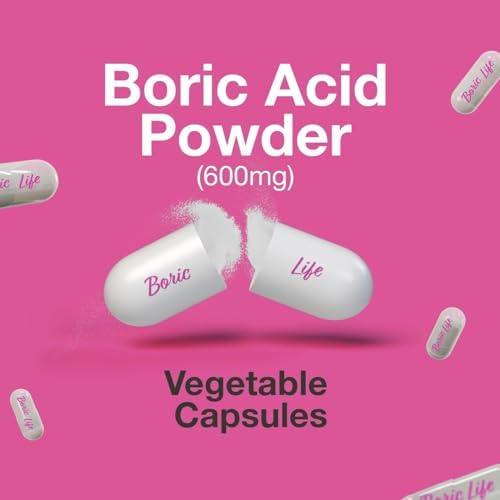 NutraBlast Boric Acid Vaginal Suppositories - 100% Pure Made in USA - Boric Life Intimate Health Support (14 Count) - 4