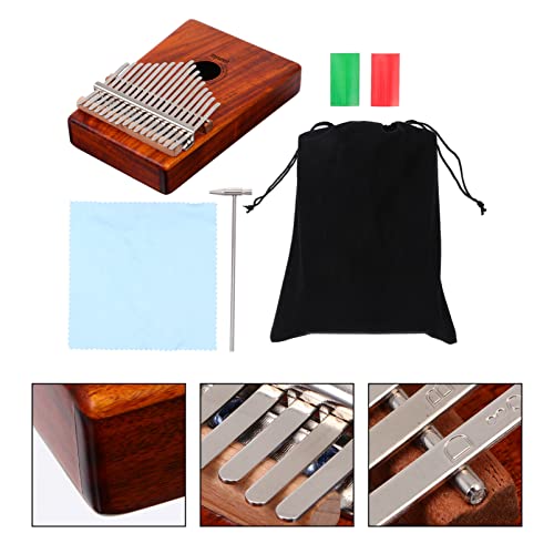 BIENKA 1 Set 17 Enfants Musical avec Bouton Marteau Instrument Chiffon Adultes Facile Kalimba Apprendre Piano… - Les Beatles, Paul McCartney, John Lennon, RIngo Starr, George Harrison BIENKA 1 Set 17 Enfants Musical avec Bouton Marteau Instrument Chiffon Adultes Facile Kalimba Apprendre Piano… – Image 3