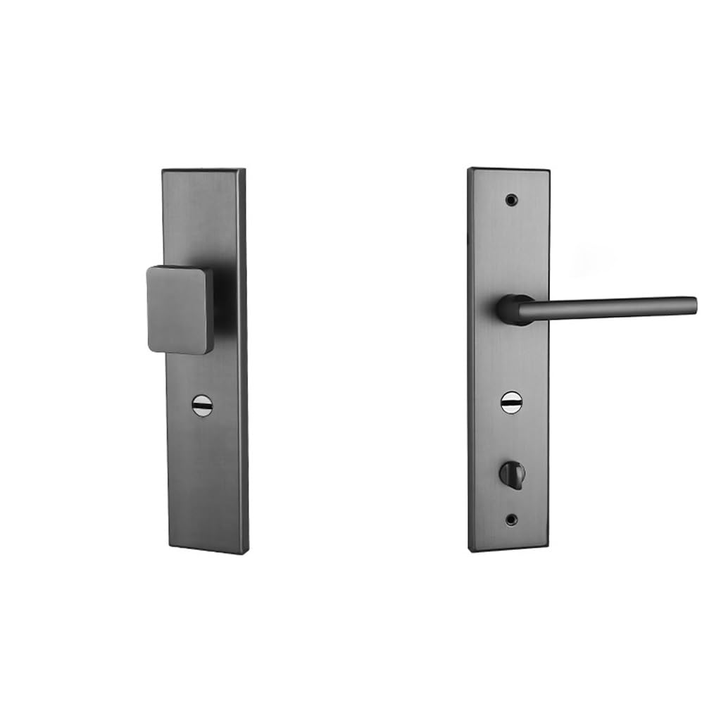 MOBYGKFY Silent House Interior Door Lock Key Unlocking for Home Security Bedroom Living Room Kitchen