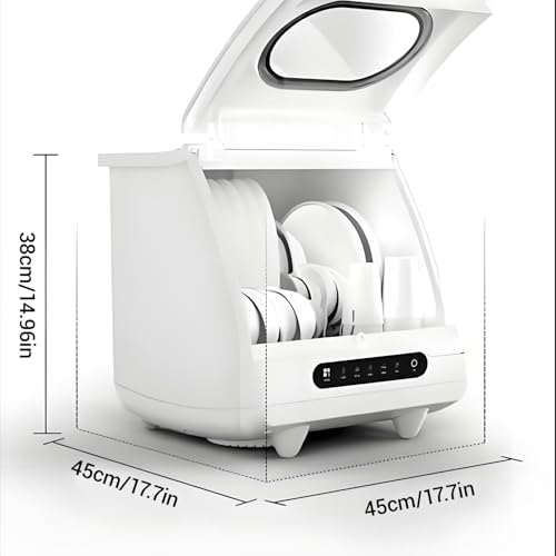 Lave-vaisselle portable de comptoir 1200W compact avec 5 programmes - 8