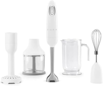 Hand Blender with a Power of 700 W from Smeg HBF02WHEU - White