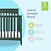 DaVinci Grove 4-in-1 Convertible Crib - GREENGUARD Gold Certified Crib - Baby Crib Convertible to Toddler Bed, Daybed & Full-Size Bed - Wooden Baby Crib with 4 Adjustable Heights - Forest Green