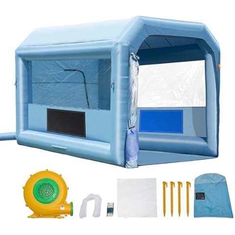 VEVOR Cabine de Peinture Gonflable 4x3x2,75 m Cover