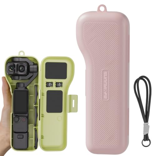 Taoricup DJI Osmo Pocket 4 Pro �Ή� �ی�J�o�[ ���[�P�[�X �ی�P�[�X ���[�{�b�N�X DJI Osmo Pocket 4P �Ή� �A�N�Z�T���[ �t�B���^�[�ۊ� (Pink)