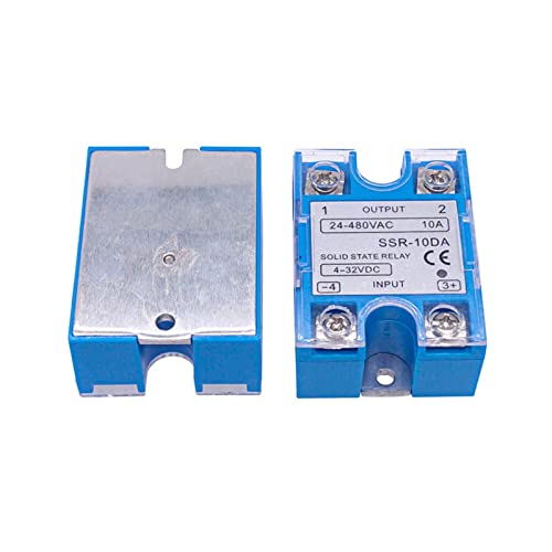 Relais statique SSR 80DA commande DC AC monophasé électronique 80A