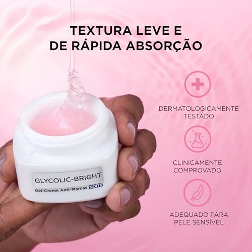 L'Oréal Paris Gel-Creme Anti-Marcas Noite Glycolic-Bright 49g
