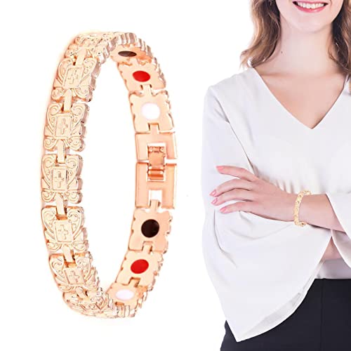 tacery Magnetisches Lymph-Entgiftungs-Armband für Damen Herren - Anti-Schwellung, Schlankheits-Armband,Kristallglänzende Lymphdrainage-Magnetfeldtherapie-Armbänder zur Schmerzlinderung Cover